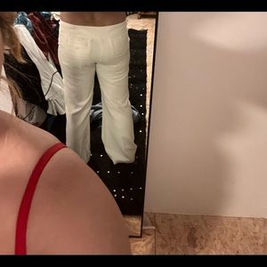 Rafella studio white work pants size 10